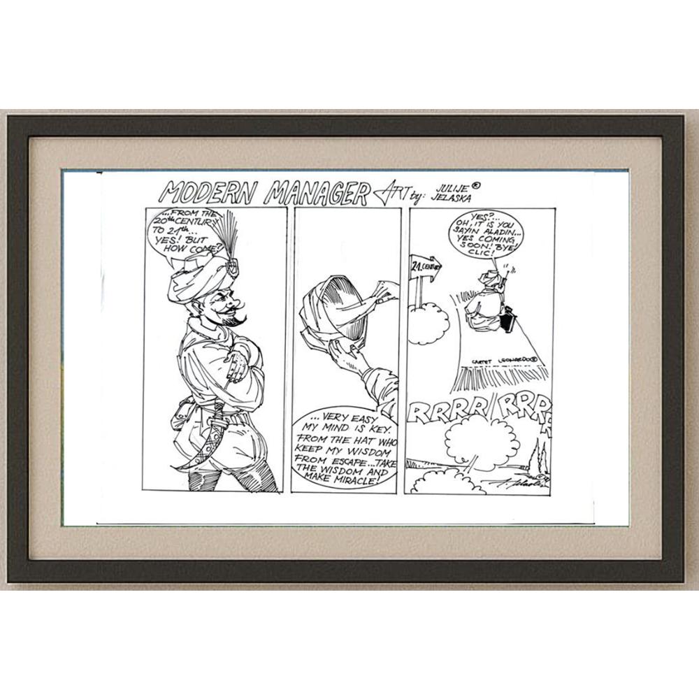 Julije Jelaska 29x21cm Orijinal Karikatür BOD02339