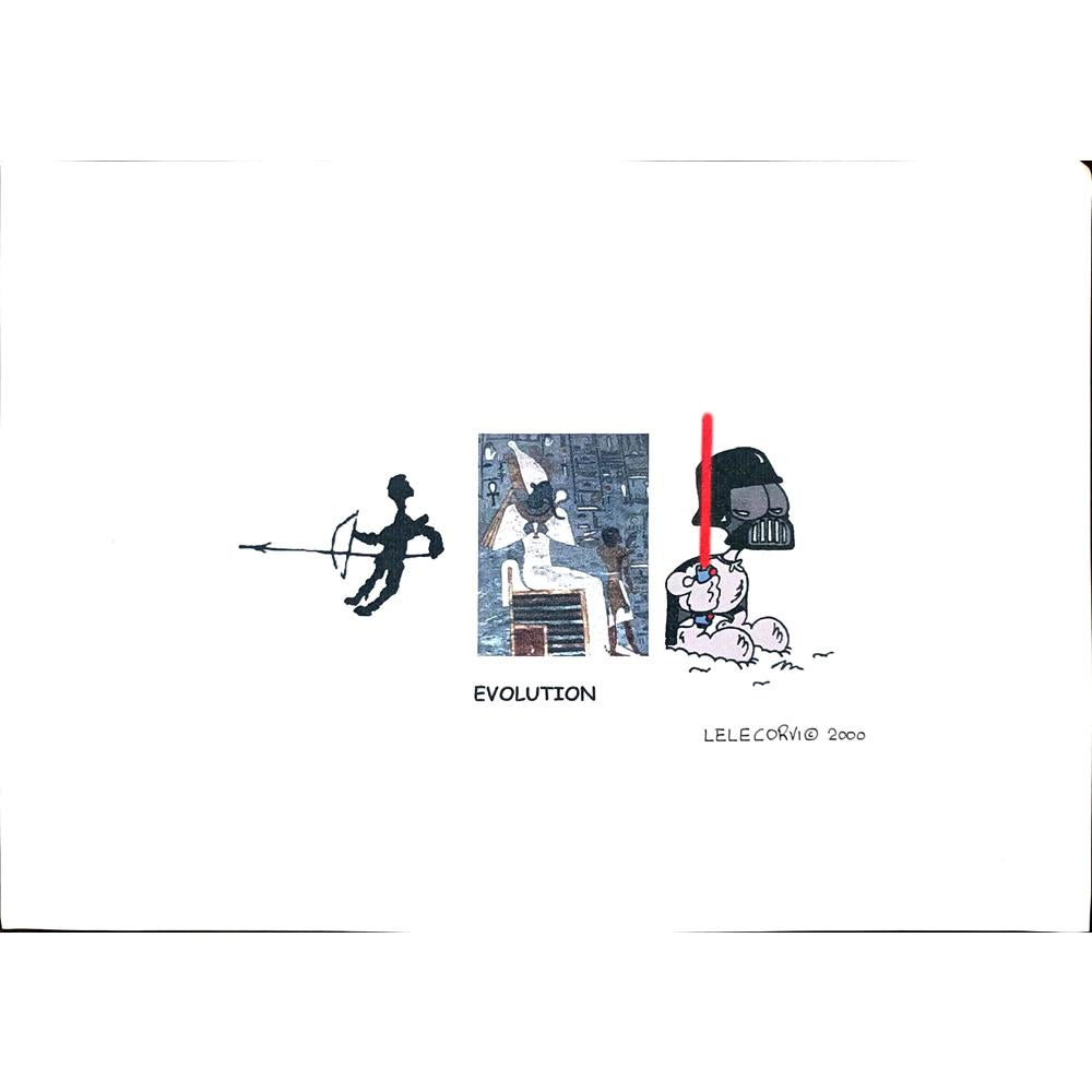 Gabriele Corvi 35x25cm Orijinal Karikatür BOD02343