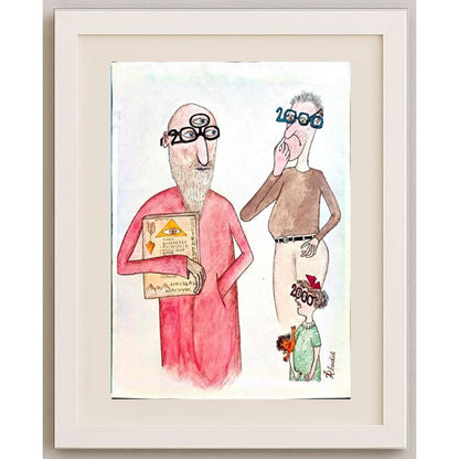 Predrag Abadic 27x20cm Orijinal Karikatür BOD02344