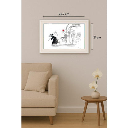 Chen Gang 29x21cm Orijinal Karikatür BOD02346
