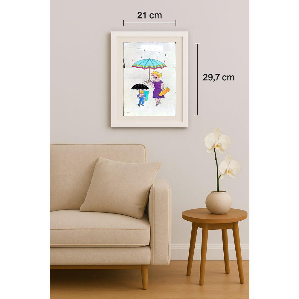 Wang Zhu Hua 29x21cm Orijinal Karikatür BOD02350