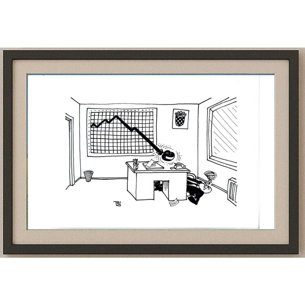 Tomislav Ozanic 29x21cm Orijinal Karikatür BOD02359