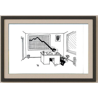 Tomislav Ozanic 29x21cm Orijinal Karikatür BOD02359