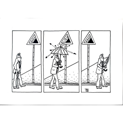 Tomislav Ozanic 29x21cm Orijinal Karikatür BOD02360
