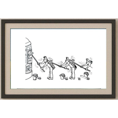 Tomislav Ozanic 29x21cm Orijinal Karikatür BOD02362