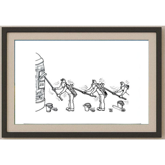 Tomislav Ozanic 29x21cm Orijinal Karikatür BOD02362