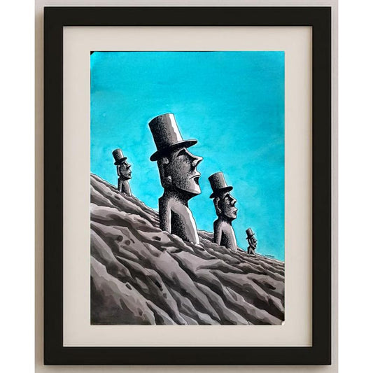 Lubomir Kotrha 43x30cm Orijinal Karikatür BOD02366