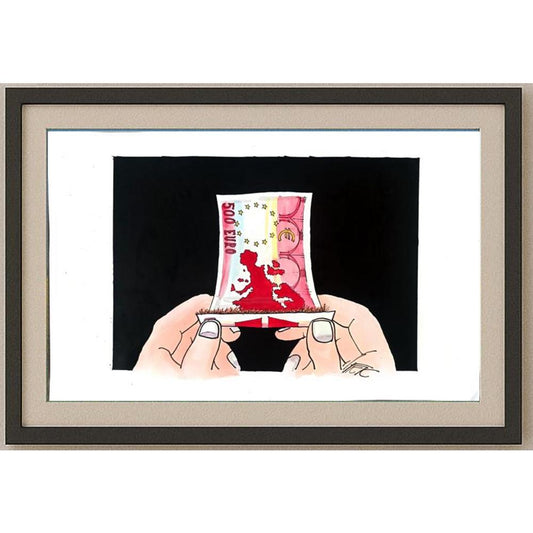 Frantisek Kratochvil 43x30cm Orijinal Karikatür BOD02368