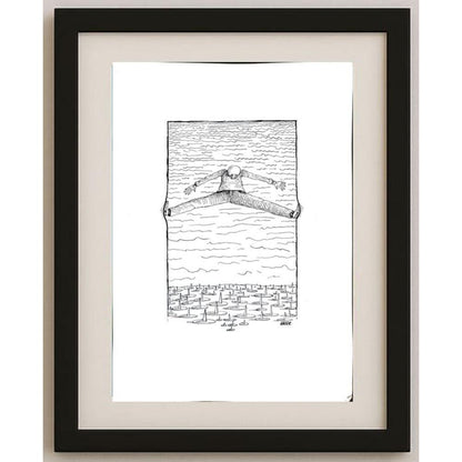 Jano Valter 43x30cm Orijinal Karikatür BOD02373