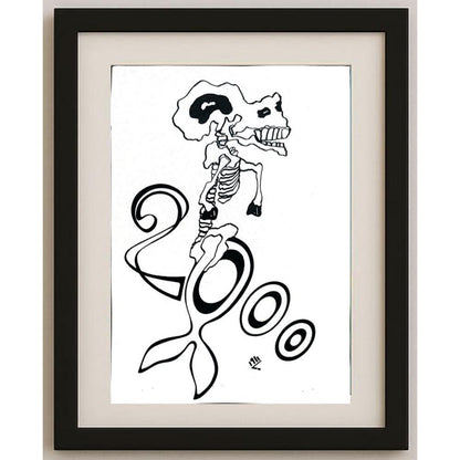 Davar Najafi 43x30cm Orijinal Karikatür BOD02374