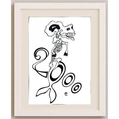 Davar Najafi 43x30cm Orijinal Karikatür BOD02374