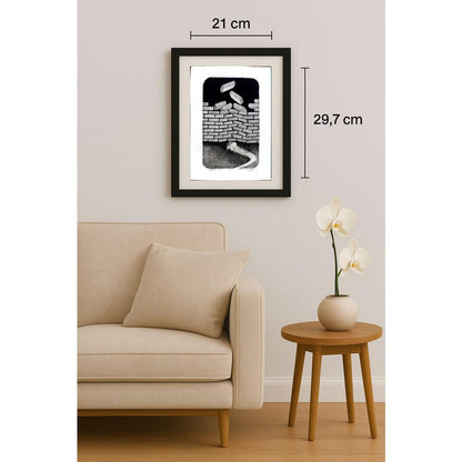 Ali Divandari 29x21cm Orijinal Karikatür BOD02381