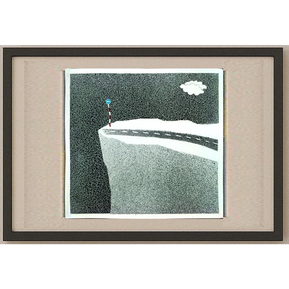 Zdravko Beshendgiev 35x35cm Orijinal Karikatür BOD02385