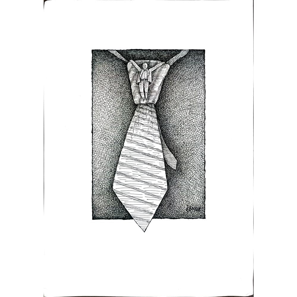 Jano Valter 43x30cm Orijinal Karikatür BOD02388