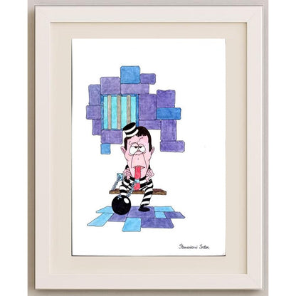 Stamenkovic Srdjan 29x21cm Orijinal Karikatür BOD02400