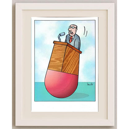 Nikolae Ionita 29x21cm Orijinal Karikatür BOD02403