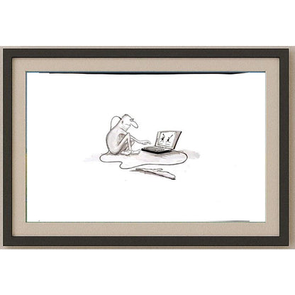 Zdravko Beshendgiev 49x35cm Orijinal Karikatür BOD02409