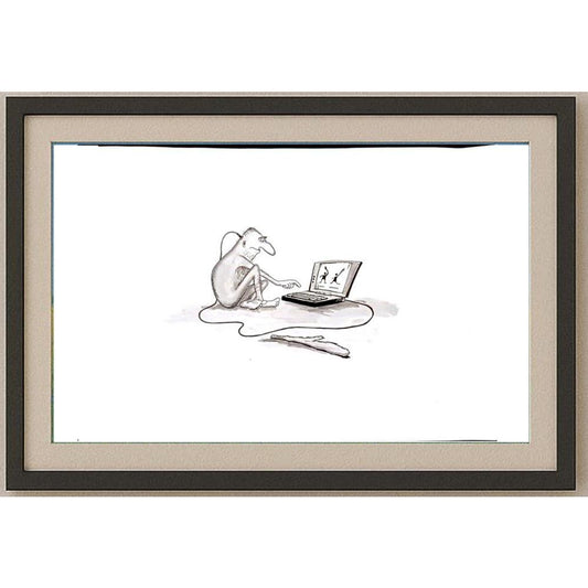 Zdravko Beshendgiev 49x35cm Orijinal Karikatür BOD02409