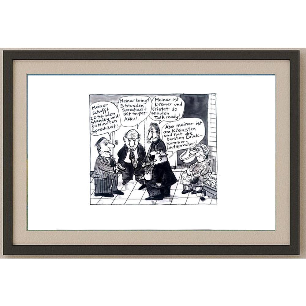 Franziska Becker 24x18cm Orijinal Karikatür BOD02422