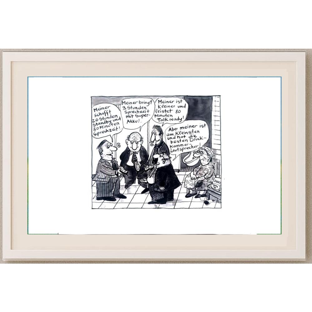 Franziska Becker 24x18cm Orijinal Karikatür BOD02422
