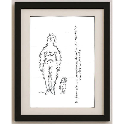 Marie Marcks 29x21cm Orijinal Karikatür BOD02429