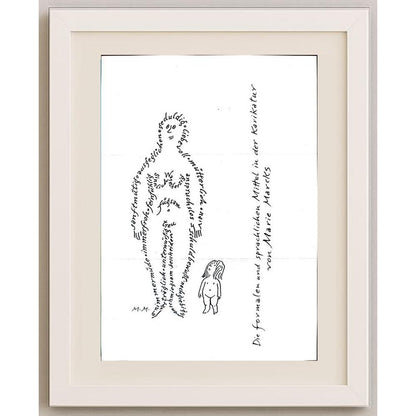 Marie Marcks 29x21cm Orijinal Karikatür BOD02429