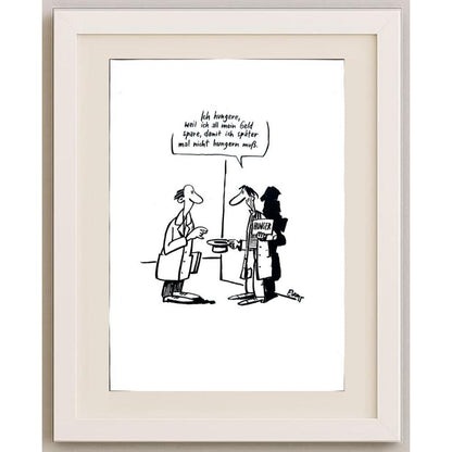Erich Rauschenbach 29x21cm Orijinal Karikatür BOD02441