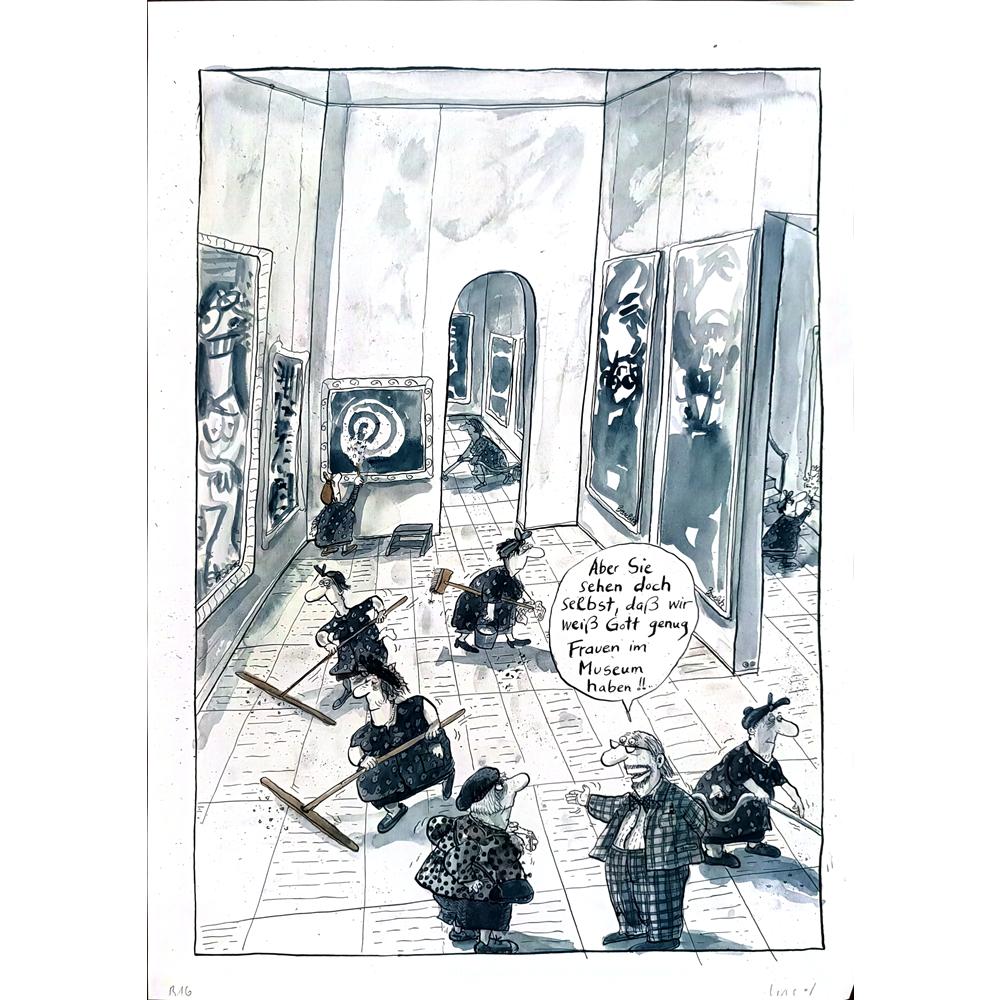 Hurzl Meiier 43x30cm Orijinal Karikatür BOD02451