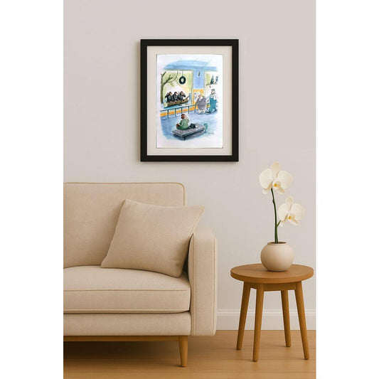 Hurzl Meiier 43x30cm Orijinal Karikatür BOD02452