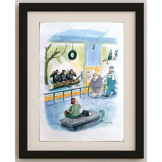 Hurzl Meiier 43x30cm Orijinal Karikatür BOD02452