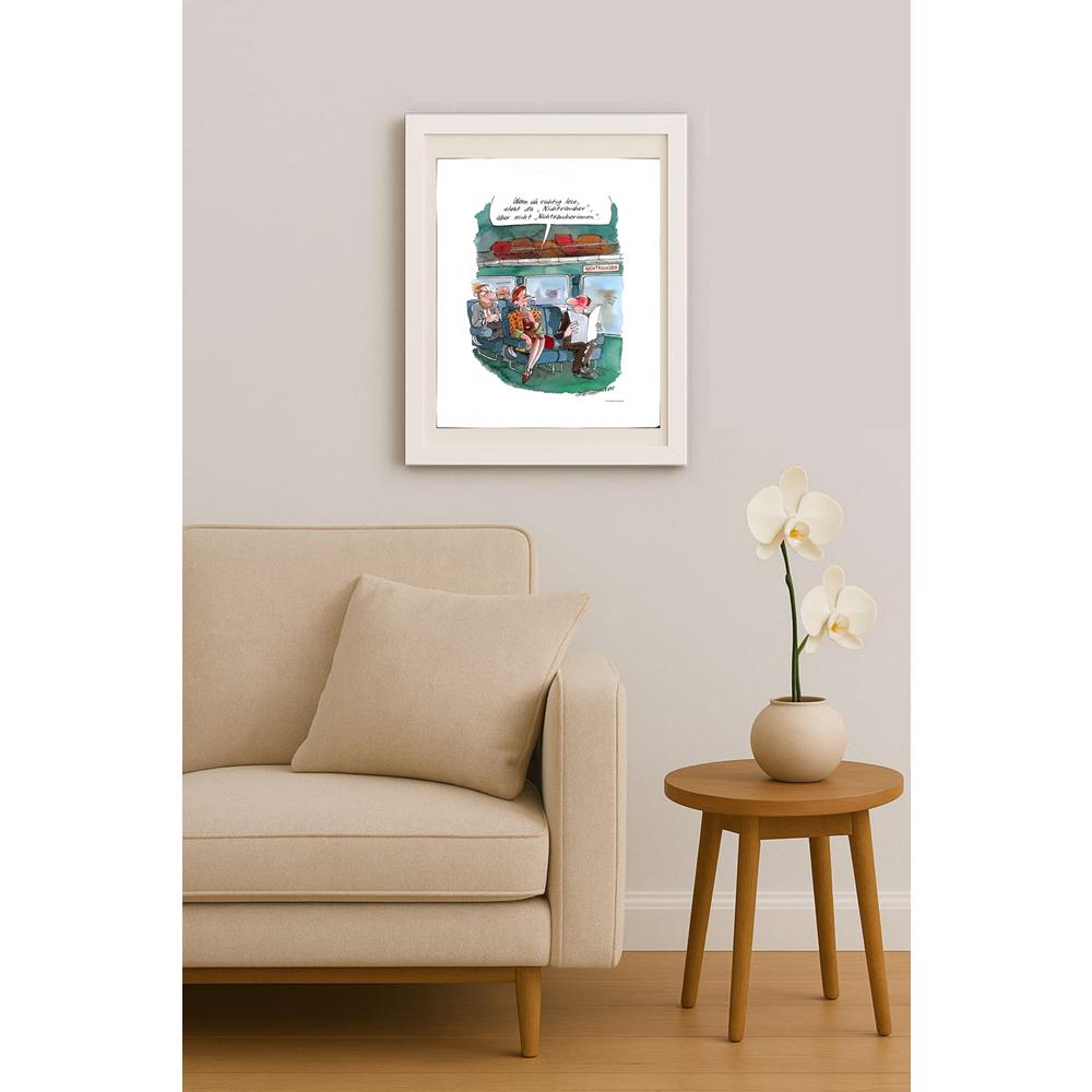 Erich Rauschenbach 33x30cm Orijinal Karikatür BOD02459