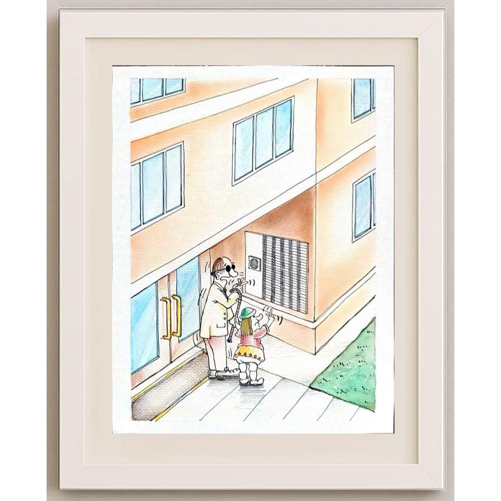 Kağan Çelik 34x22cm Orijinal Karikatür BOD02464