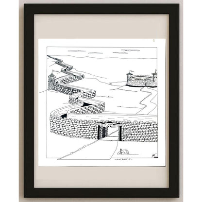 Ali Ertan Erdem 30x30cm Orijinal Karikatür BOD02470