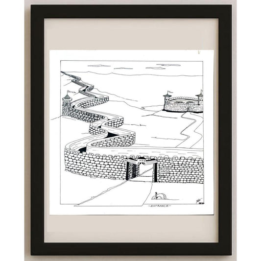 Ali Ertan Erdem 30x30cm Orijinal Karikatür BOD02470