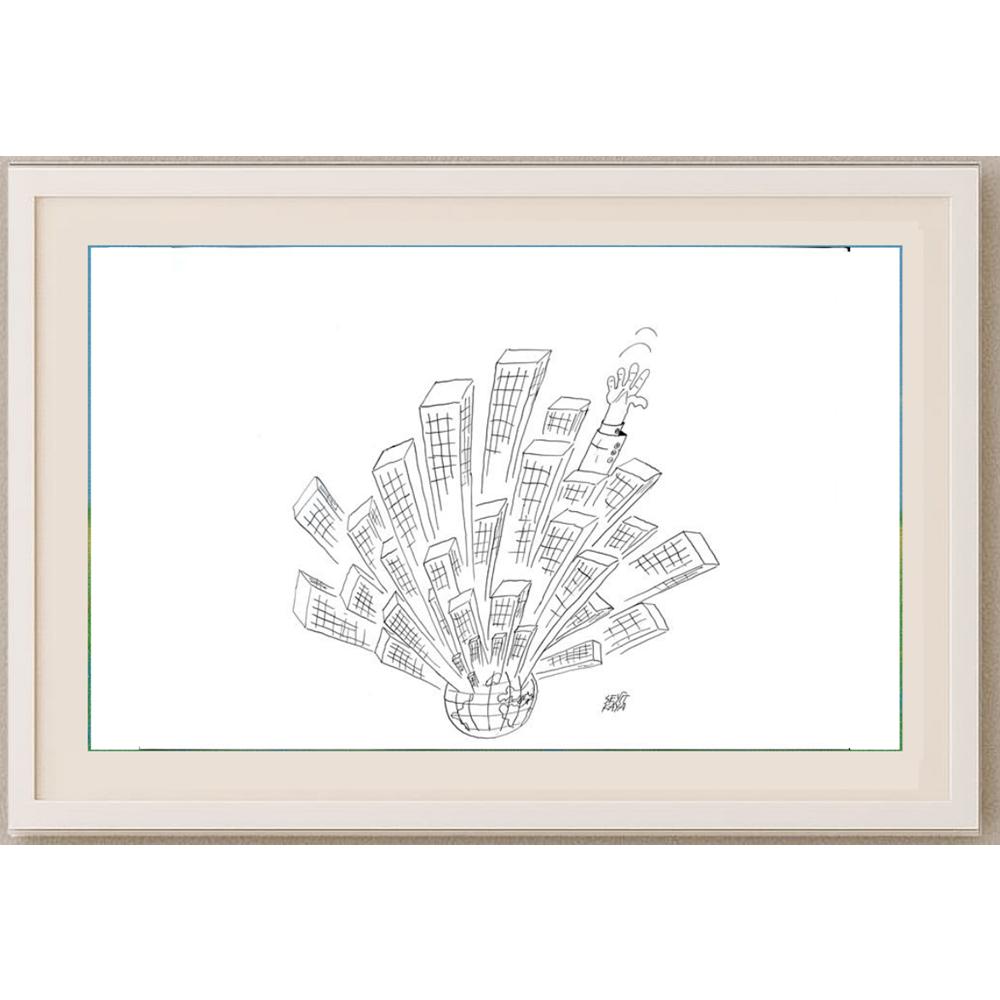 Seyit Kaya 43x30cm Orijinal Karikatür BOD02471