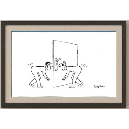 Çağlar Gözüaçık 25x17cm Orijinal Karikatür BOD02475