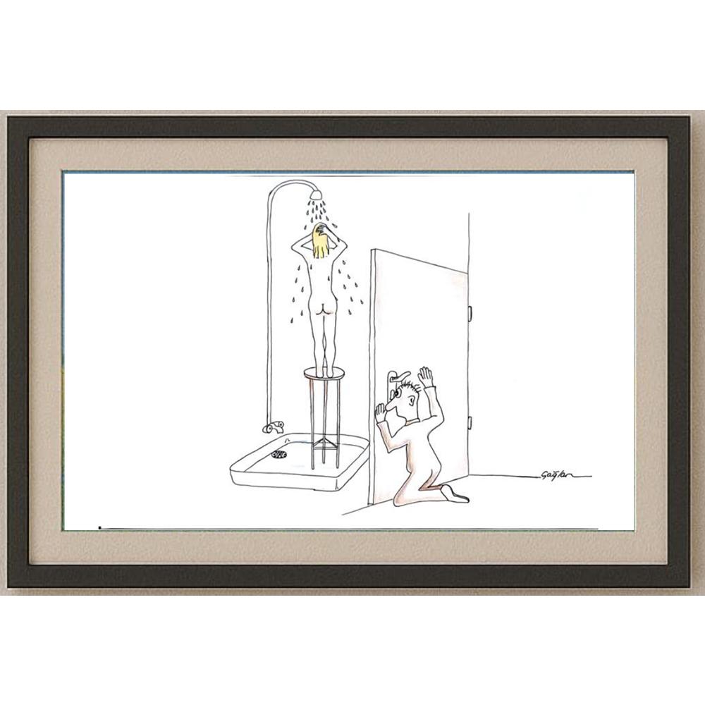 Çağlar Gözüaçık 35x25cm Orijinal Karikatür BOD02477