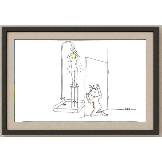 Çağlar Gözüaçık 35x25cm Orijinal Karikatür BOD02477