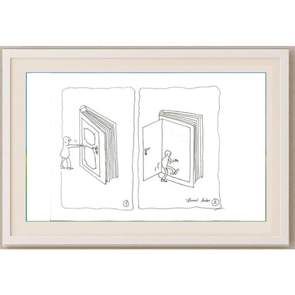 Ahmet Arslan 27x20cm Orijinal Karikatür BOD02479