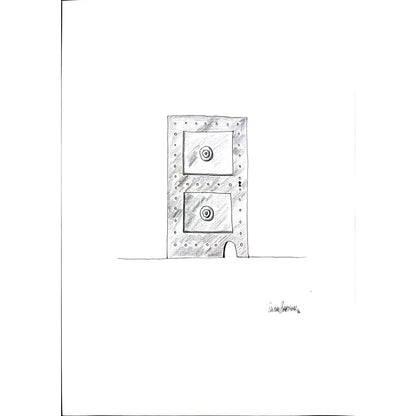 Ünsal Bahtiyar 35x25cm Orijinal Karikatür BOD02480