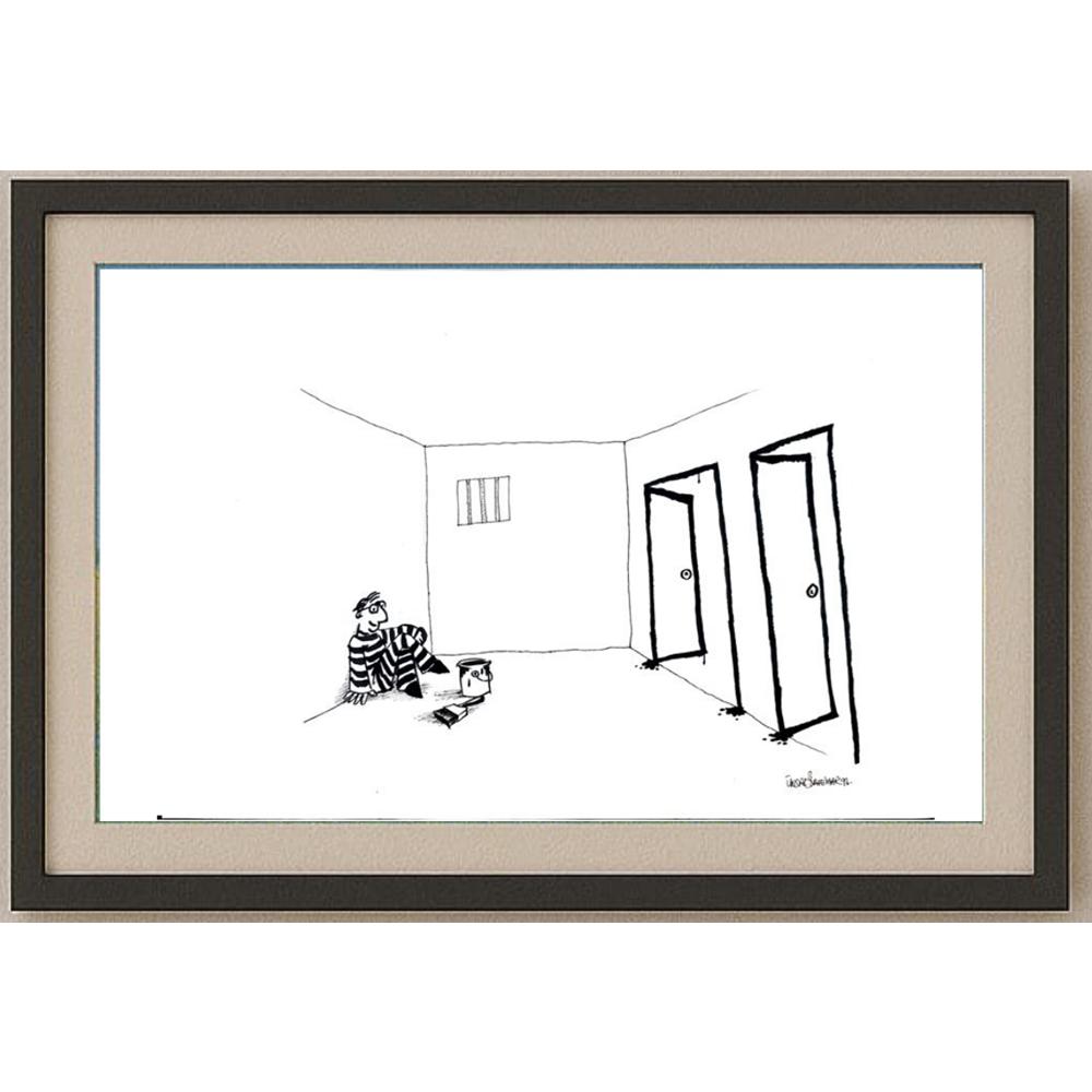 Ünsal Bahtiyar 35x25cm Orijinal Karikatür BOD02481