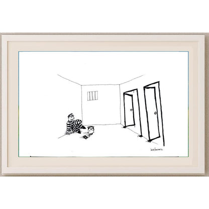 Ünsal Bahtiyar 35x25cm Orijinal Karikatür BOD02481