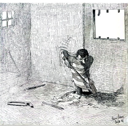 Yavuz Özkan 21x21cm Orijinal Karikatür BOD02482