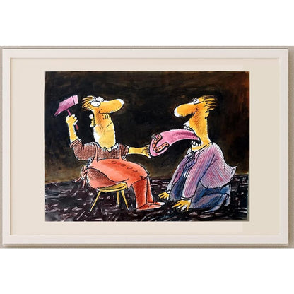 Ignjat Gatalo 43x30cm Orijinal Karikatür BOD02494