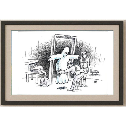 Julian Pena Pai 29x21cm Orijinal Karikatür BOD02498