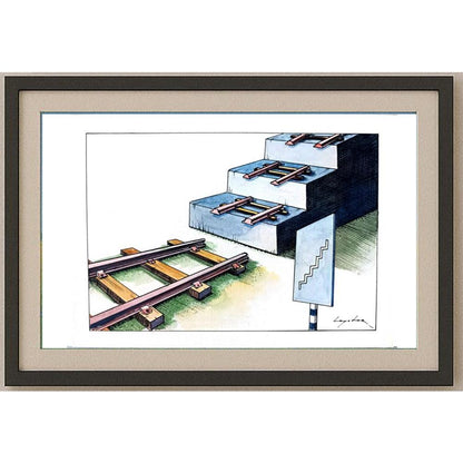 Luka Lagator 29x21cm Orijinal Karikatür BOD02503