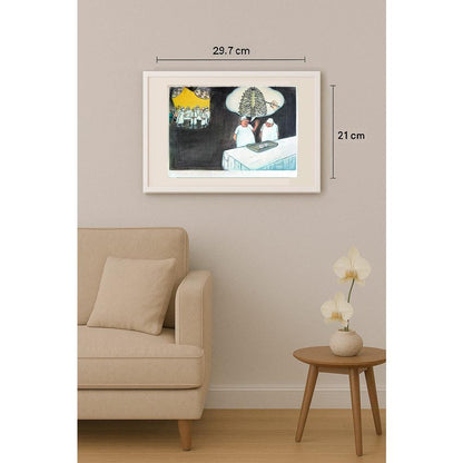 Ren Yide 29x21cm Orijinal Karikatür BOD02504