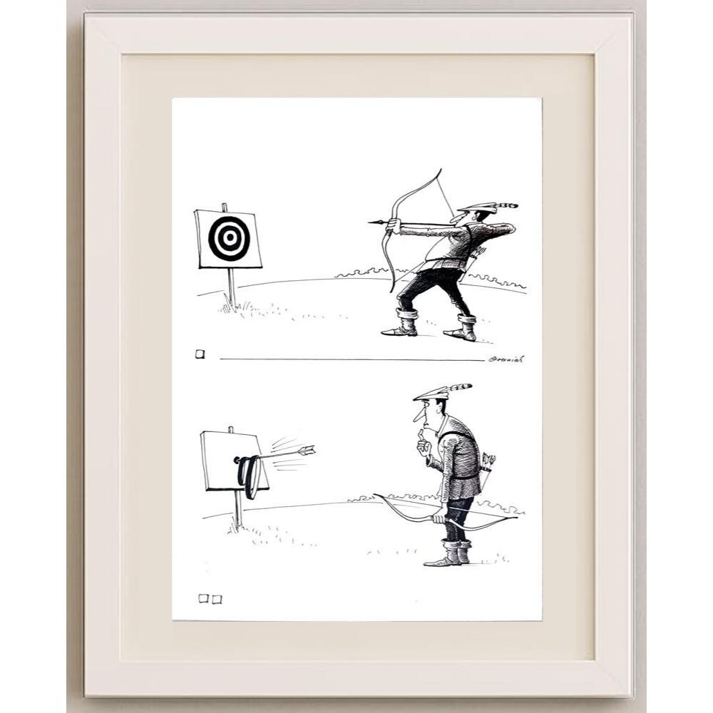 Andrejez Graniak 29x21cm Orijinal Karikatür BOD02506