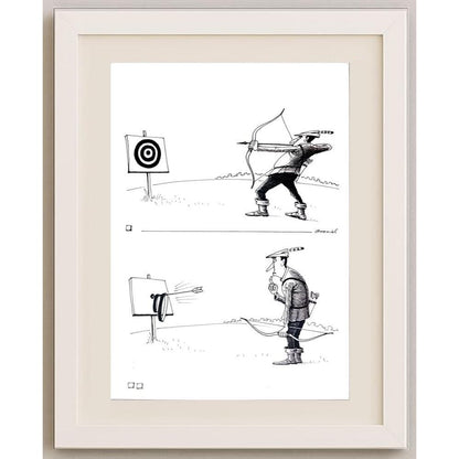 Andrejez Graniak 29x21cm Orijinal Karikatür BOD02506