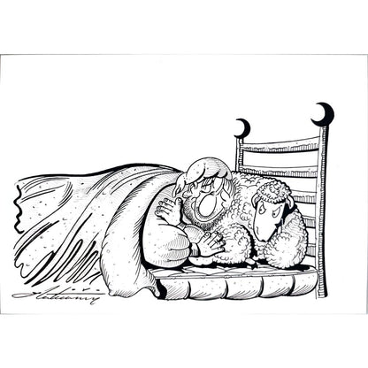 Zoran Zilaticanin 29x21cm Orijinal Karikatür BOD02507
